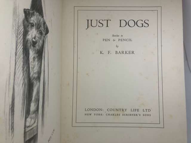 Just Dogs, Sketches in pen & pencil - K.F.Barker
