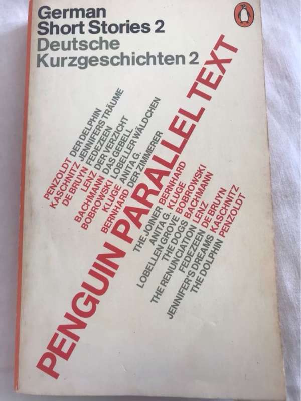 German Short Stories 2 - David Constantine Ed.