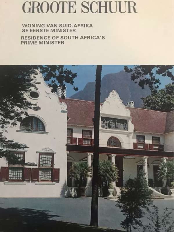 Groote Schuur - Departement van Inligting
