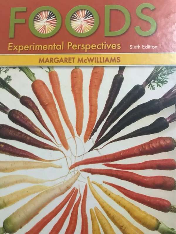 Foods, Experimental Perspectives - Margaret McWilliams