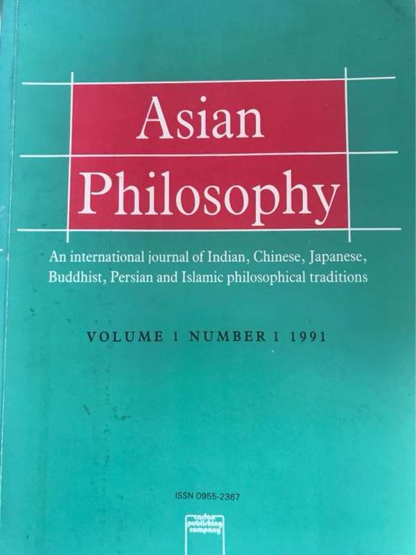 Asian Philosophy - Dr.Indira Mahalingam and other joint editors