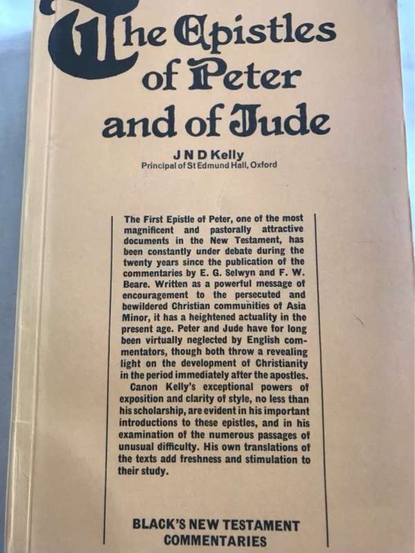 The Epistles of Peter & Jude - J.N.D.Kelly