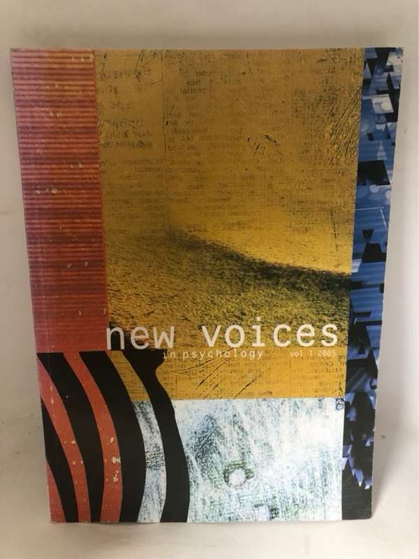 New Voices in PsychologyVol. 1   2005 - Vadis Van Deventer Ed.