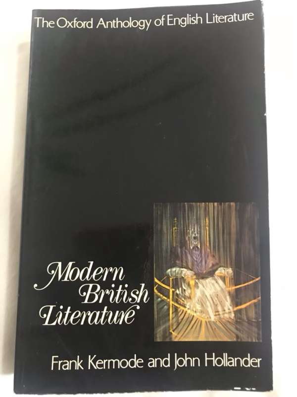 Modern British Literature - Frank Kermode and John Hollander