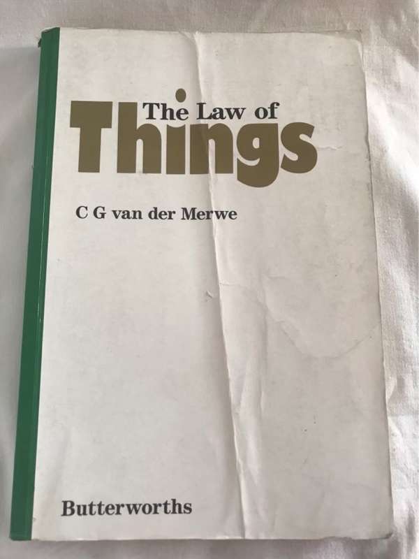The Law of Things - C.G.Van der Merwe