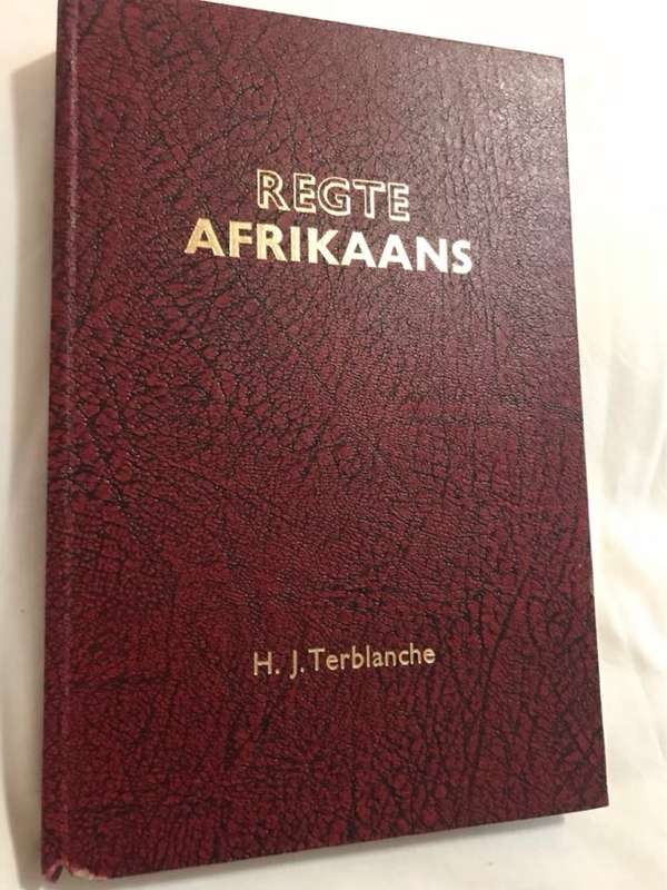 Regte Afrikaans - H.J.Terblanche