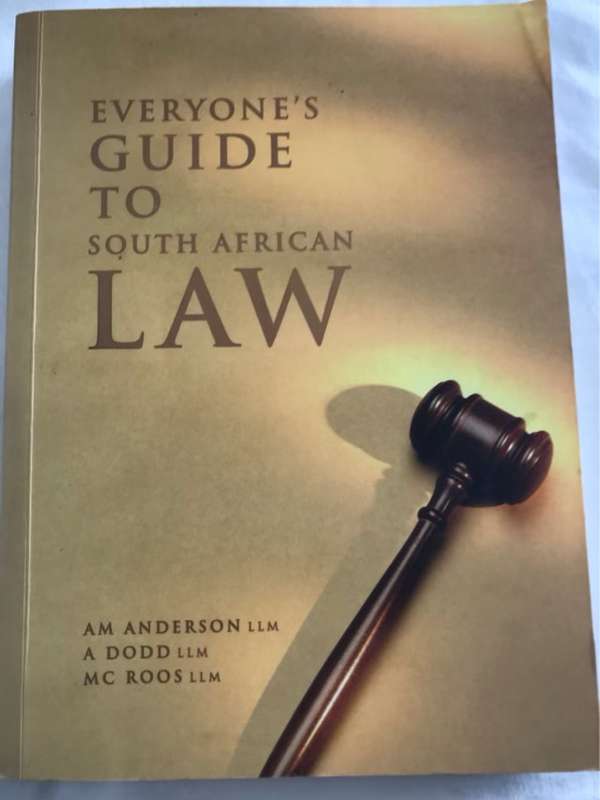 Everyone's guide to South African law - A. M. Anderson