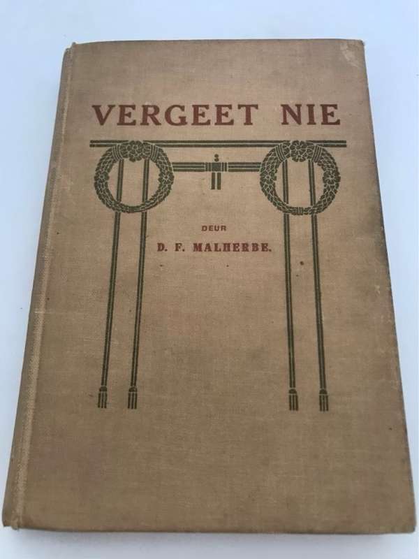 Vergeet Nie - D.F.Malherbe