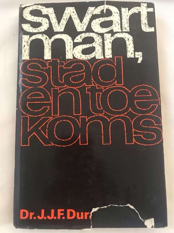 Swart Man, Stad en Toekoms - J.J,F.Durand