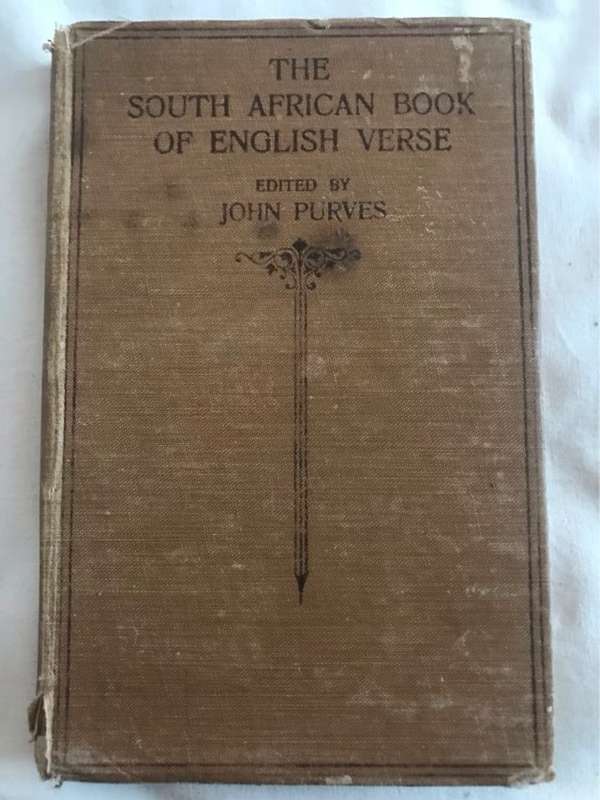 The SA Book of English Verse - John Purves Ed.