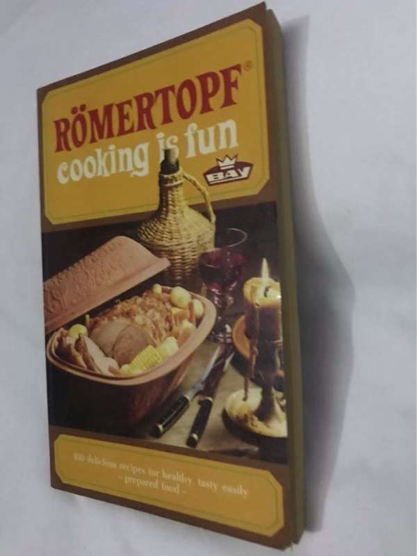 Romertopf Cooking is Fun, There is no better doctor than a good cook - Romertopf