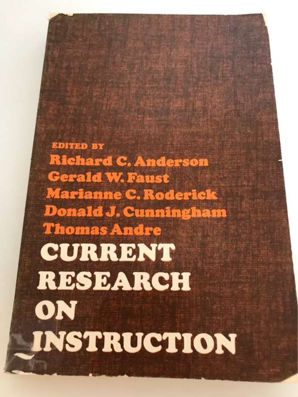 Current Research on Instruction - Richard C.Anderson