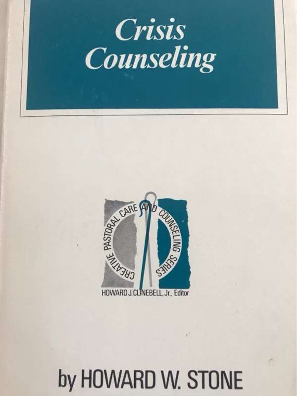 Crisis Counseling - Howard W.Stone