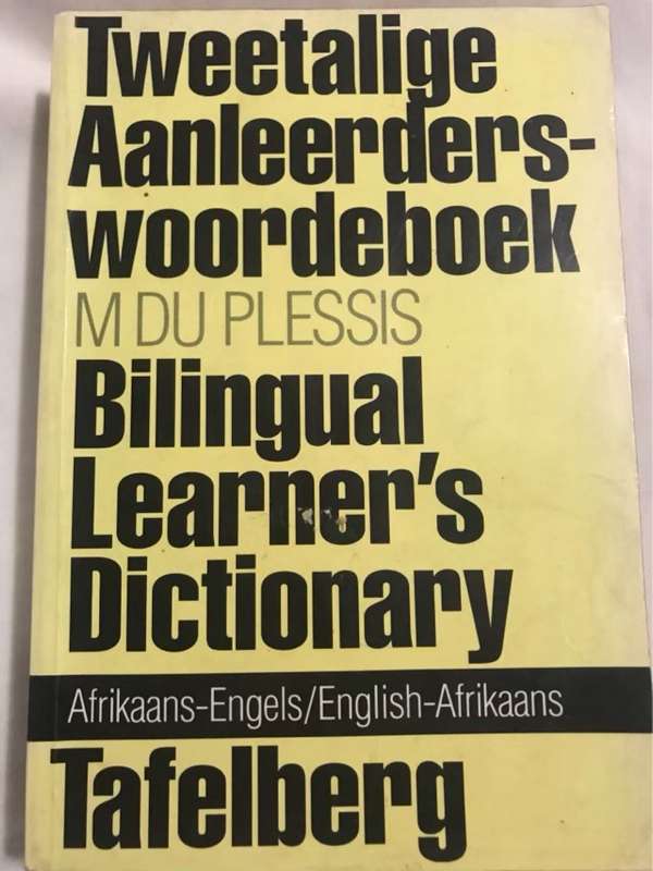 Bilingual Learner's Dictionary, Bilingual learners dictionary - Madaleine du Plessis
