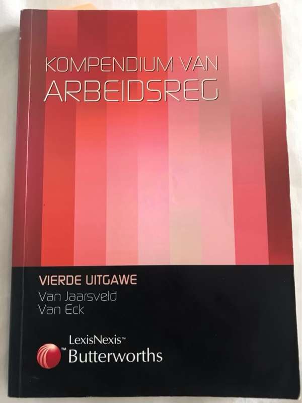 Kompendium van arbeidsreg - S. R. Van Jaarsveld