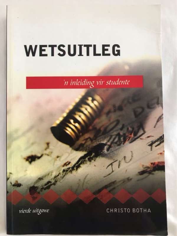 Wetsuitleg - Christo J. Botha