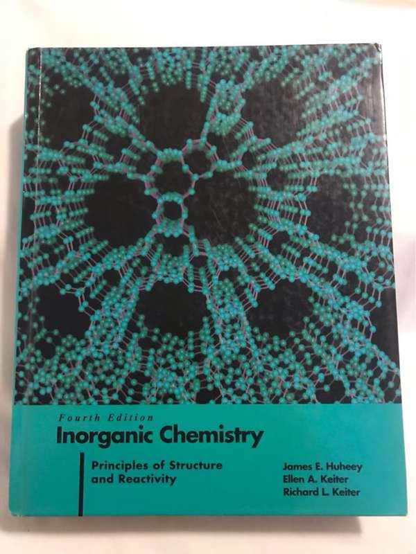 Inorganic chemistry - James E. Huheey, Ellen A. Keiter, Richard L. Keiter