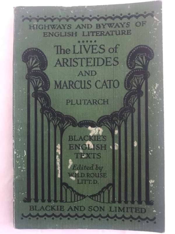 The Lives of Aristeides & Marcus Cato - W.H.D.Rouse