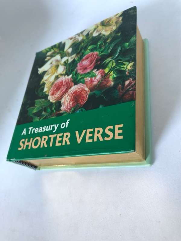 Treasury of Shorter Verse, With Gold Gilt Edges (Book Block Treasury Series!)