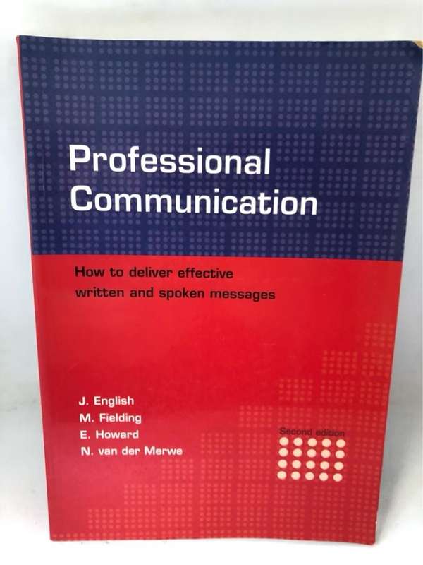 Professional communication - J.English and Other
