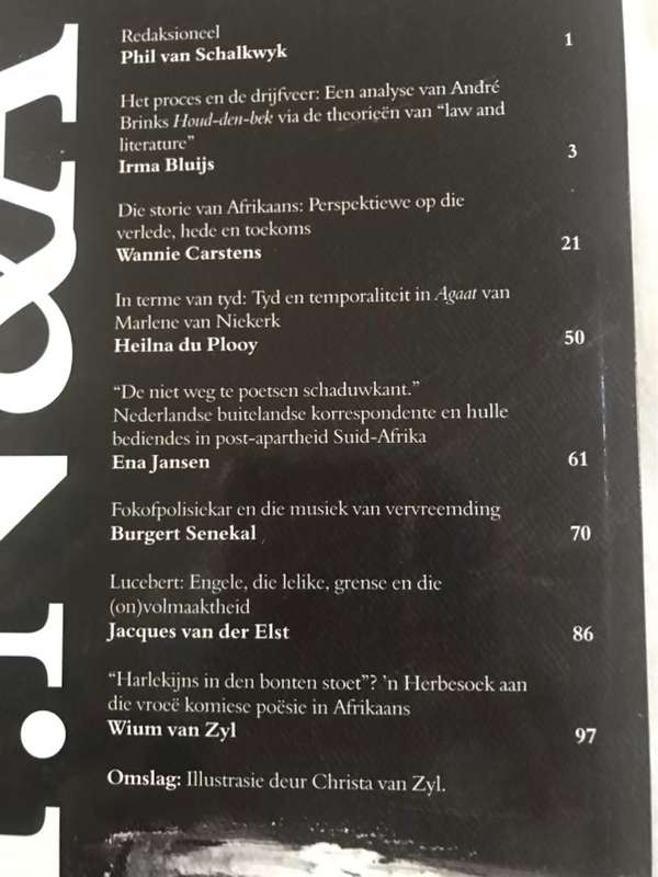 T.N&A, Tydskrif vir Nederlands en Afrikaans - Prof .P.L.Van Schalkwyk Red.