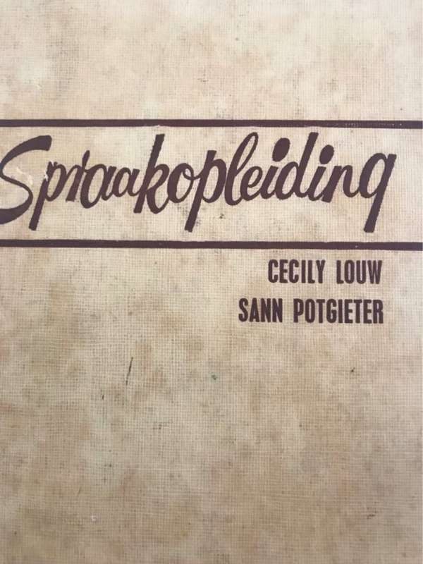 Spraakopleiding - Cecily Louw&Sann Potgieter