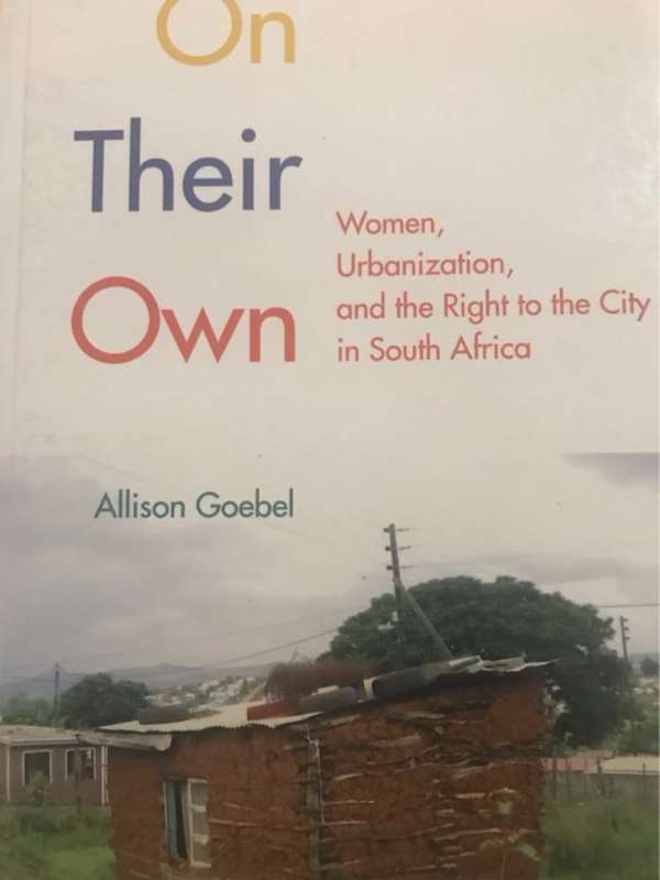 On Their Own, Women, Urbanization, and the Right to the City in South Africa - Allison Goebel