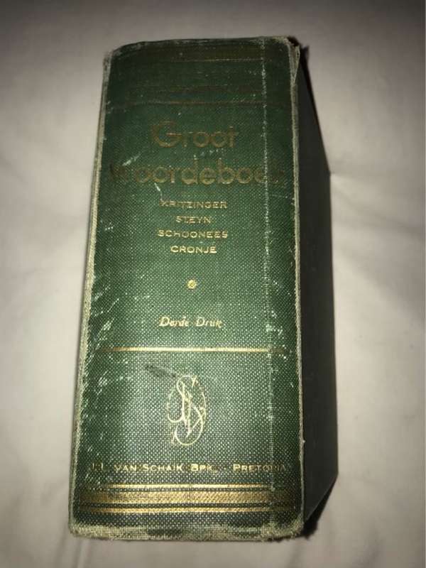 Groot Woordeboek, Afrikaans-Engels - M.S.B.Kritzinger en ander