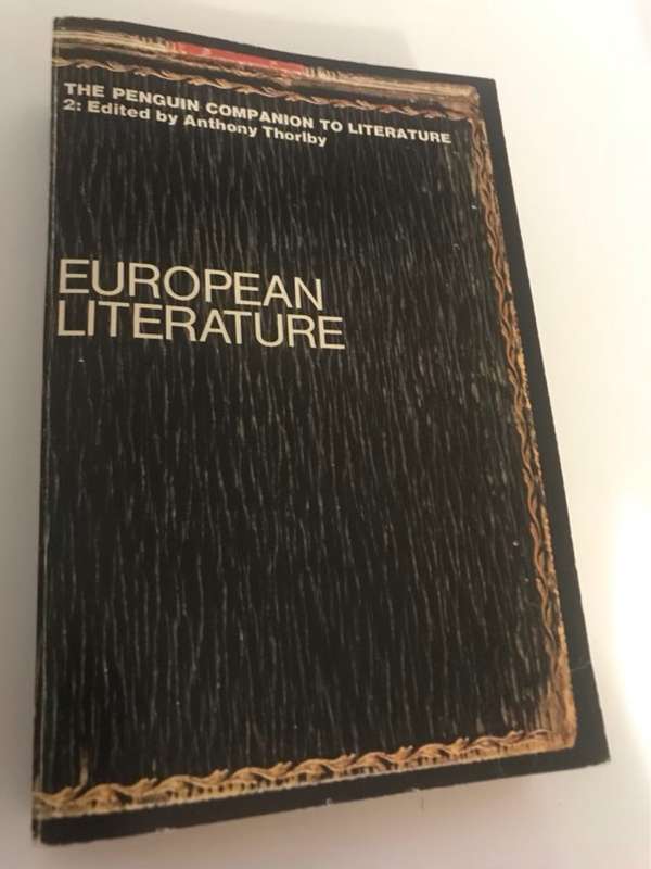 European Literature - Anthony Thorlby