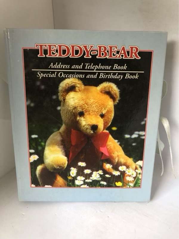 Teddy-BearAddress and telephone bookSpecial Occasions and Birthday book - Ranger GmbH,Erkrath