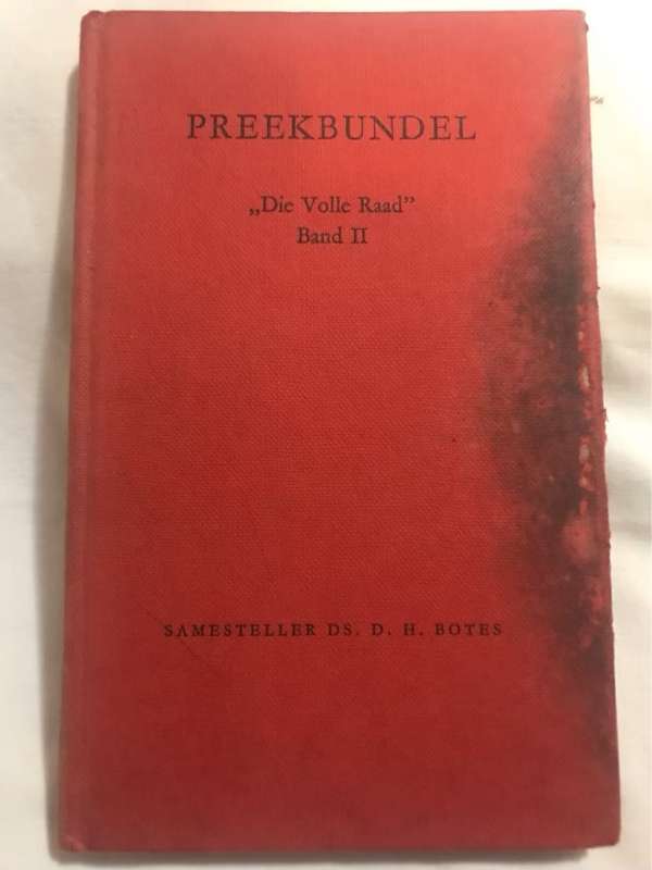 Preekbundel, Die Volle Raad Band II - Ds.D.H.Botes(Samesteller)
