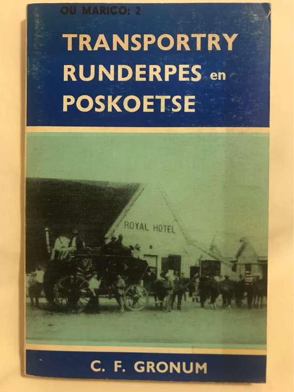 Transportry Runderpes en Poskoetse - C.F.Gronum