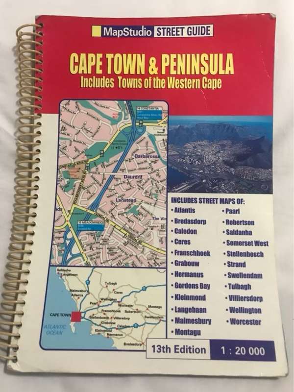 Cape Town and Peninsula: Includes Towns of the Western Cape - Map Studio (Firm)