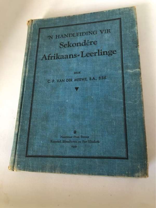 n Handleiding vir Sekondere Afrikaans-Leerlinge - C.P.Vander Merwe