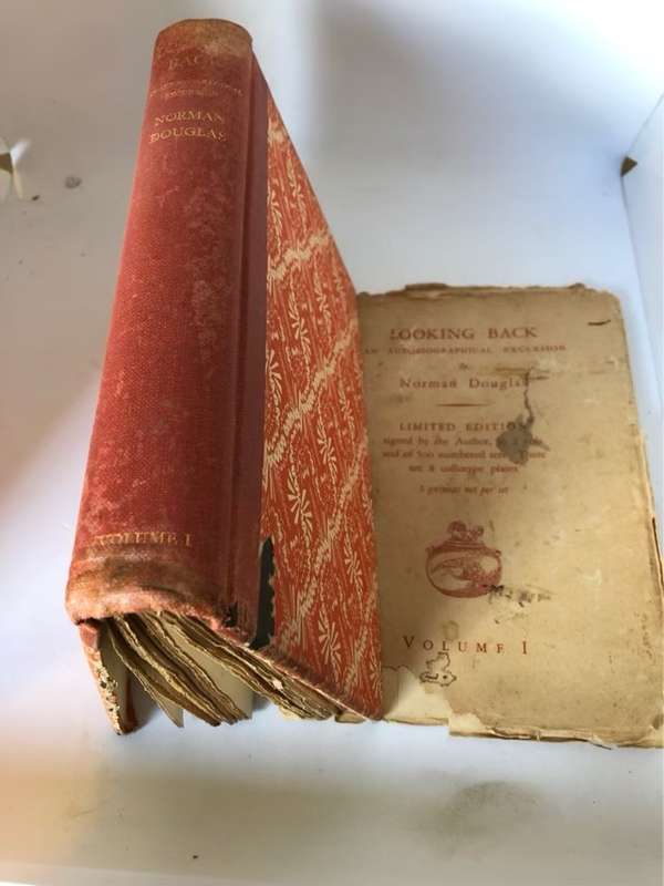 Looking Back Vol.1, 1933 *Signed* An autobiographical excursion - Norman Douglas