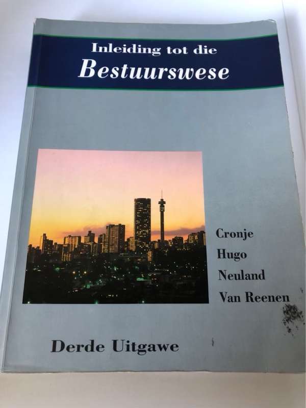 Inleiding Tot Die Bestuurwese (P) - Cronje