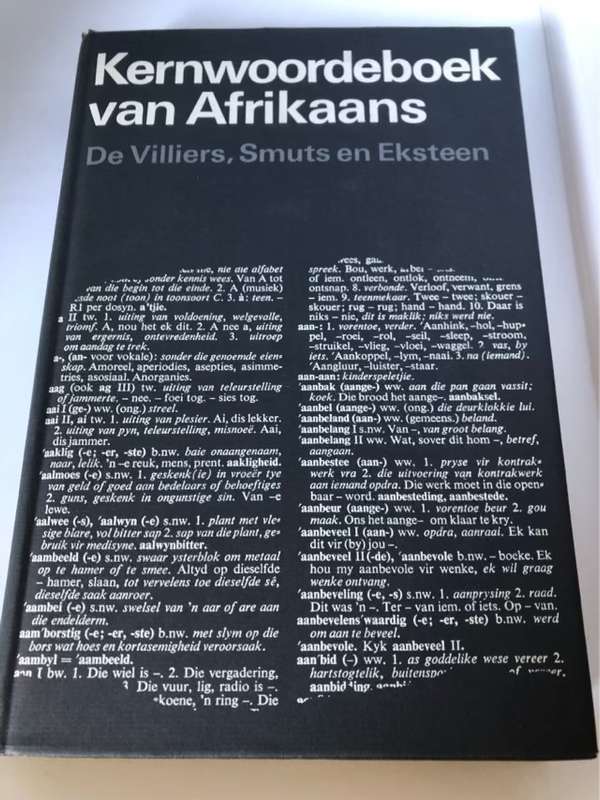 Kernwoorde van Afrikaans - De Villiers, Smuts en Eksteen