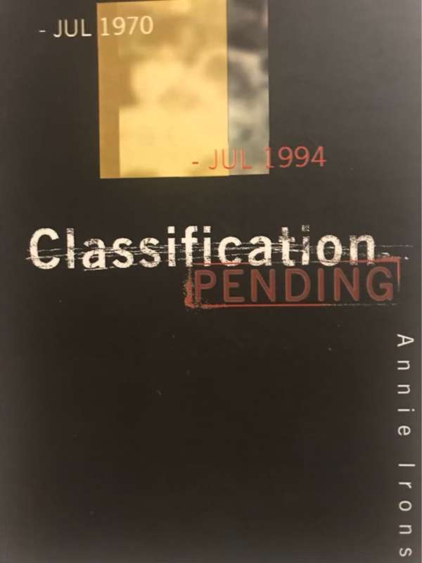 Classification Pending - Annie Irons