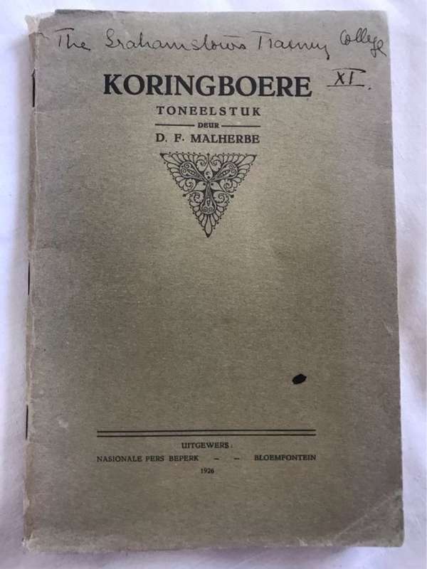 Koringboere, Toneelstuk - D.F.Malherbe