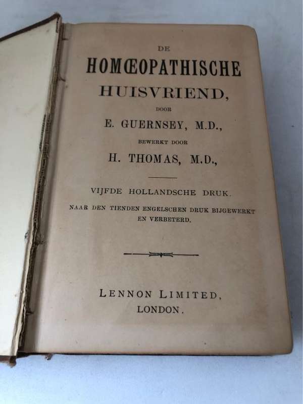 De Homeopathische Huisvriend 1864 - E.Guernsey