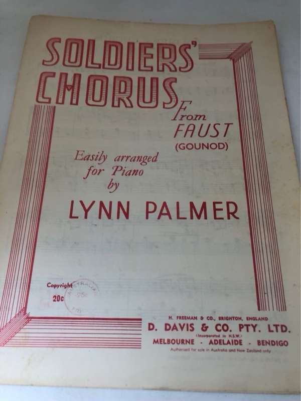 Soldier's Chorusfrom Faust - Lynn Palmer