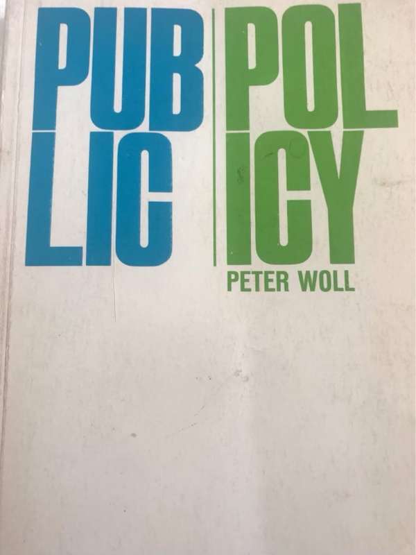 Public Policy - Peter Woll