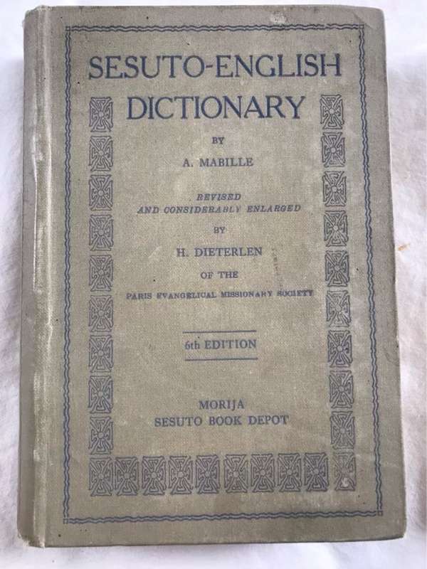 Sesuto-English Dictionary - A.Mabille