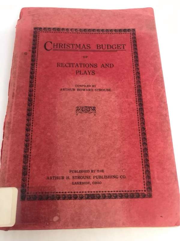 Christmas Budget of Recitations and Plays - Arthur H.Strouse