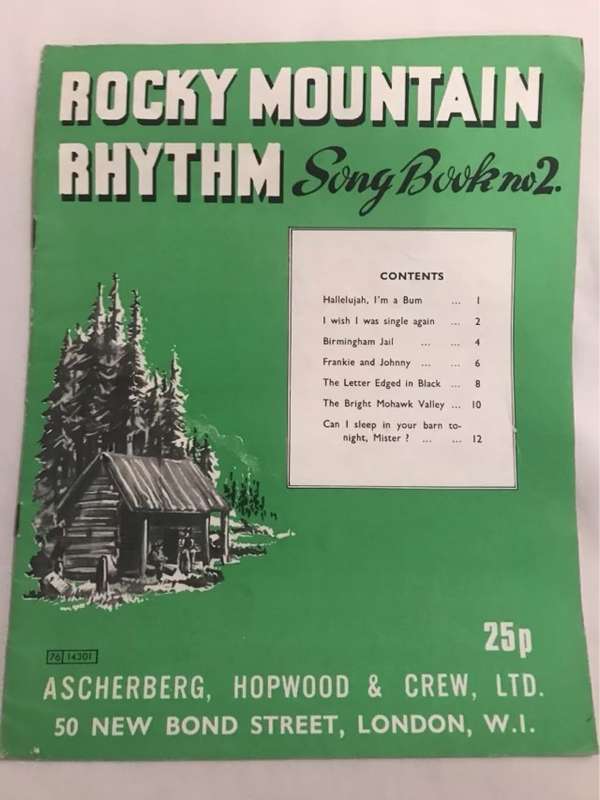 Tocky Mountain Rhythm Song Book - Ascherberg, Hopwood &Crew