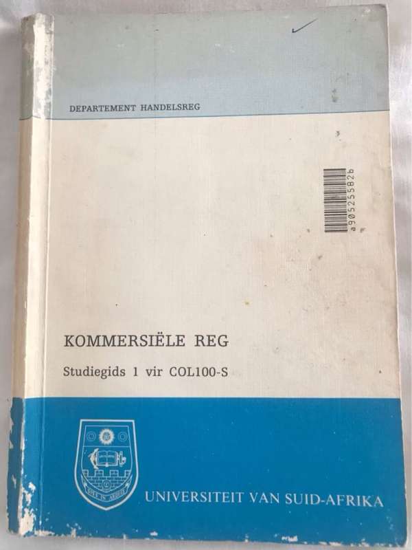 Kommersiele Reg - UNISA