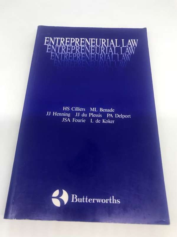 Entrepreneurial Law - Hendrik Stephanus Cilliers