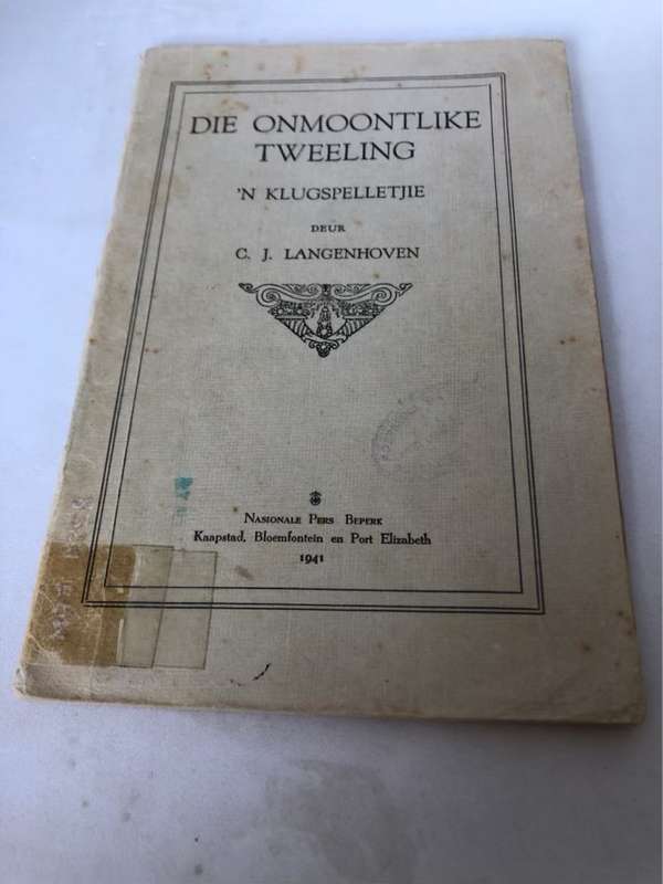 Die Onmoontlike Tweeling, n Klugspeletjie - C.J.Langenhoven
