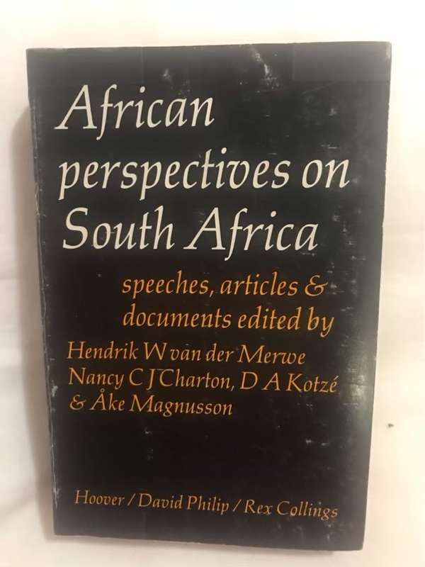 African Perspectives on SA - Hendrik W.Van Der Merwe