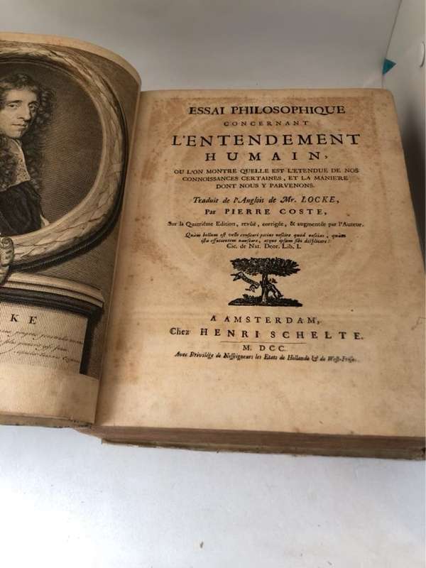 Essai Philosophique Concernant L'entendement Humain1700 - John Locke